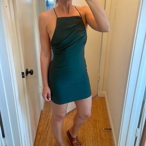 Dark green Zara mini dress